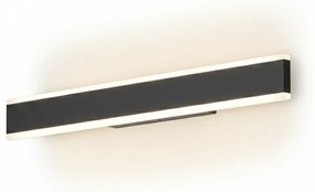 Applique Moderna Kante Metallo Nero Acrilico Led 32W Cct 3000/4000/6000K