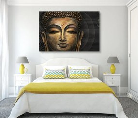 Stampa su tela – Viso del Buddha