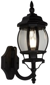 Applique Rustico-Country Bel Aire Alluminio Nero 1 Luce E27