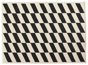 Shift Kelim Tappeto 170x240 Black - Hay