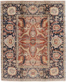 Heriz Tappeto orientale 340 x 270 (Indian) Annodato A Mano