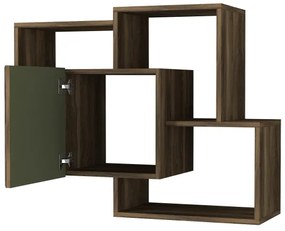 Mensola da parete ARCO 73x79,2 cm marrone/verde