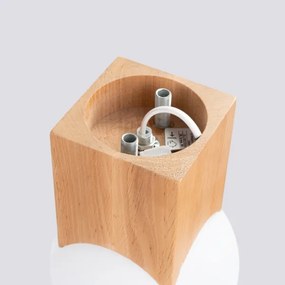 Sollux SL.1407 - Faretto SOLIS 1xG9/8W/230V faggio