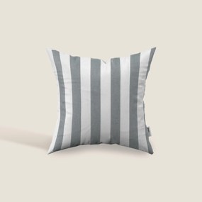 Righe cuscino cotone rigato disponibile in diverse colorazioni grigio