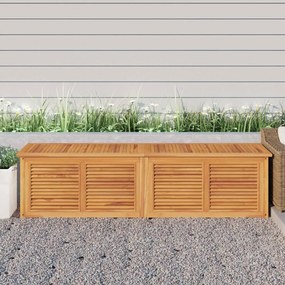 Contenitore giardino con borsa 200x50x53cm legno massello teak