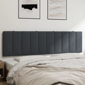 Cuscino Testiera Grigio Scuro 180 Cm İn Velluto /