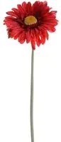 Set 12 Fiori Artificiali di Gerbera Altezza 53 cm Rosso