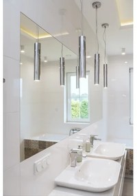 Argon 4756 - Lampadario su corda GOMERA 1xGU10/5W/230V nero