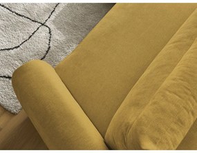 Divano angolare in giallo ocra Aden – Bobochic Paris