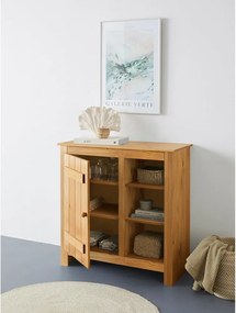 Madia in legno di pino di colore naturale 90x90 cm Bertram - Støraa