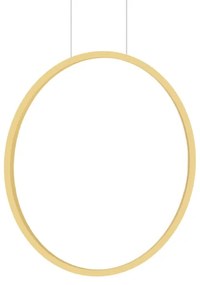 Lampadario LED SATURNO LED/28W/230V Ø 50 cm IP44 oro