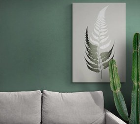 Quadro su tela – Fogliolina minimalista di felce