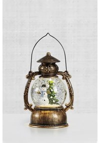 Markslöjd 705053 - Decorazione natalizia a LED LOTHAR LED/0,15W/3xAA lanterna bronzo