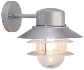 Applique scandinavo da esterno COPENHAGEN grigio IP44 1X E27 ELSTEAD