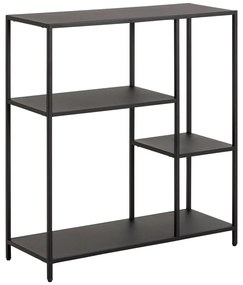 Libreria nera in metallo 80x86 cm Newcastle - Actona