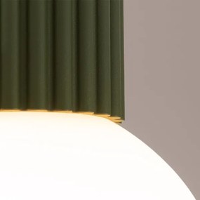 Sollux SL.1723 - Plafoniera da bagno HALO 1xG9/8W/230V IP44 verde