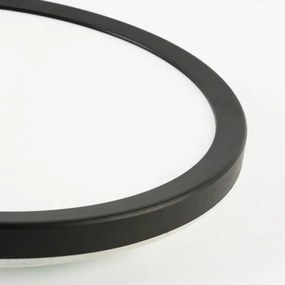 Brilagi - Lampada LED da bagno ULTRA SLIM LED/12W/230V diametro 22,5 cm nero IP54