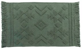 Tappeto lavabile verde scuro 60x90 cm Cilaos - douceur d'intérieur