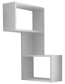 Mensola angolare PART 85,5x47 cm bianca