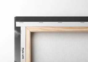 Quadro su tela – Catena montuosa innevata in bianco e nero