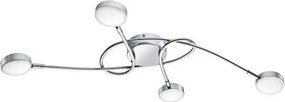 Eglo 32996 - Plafoniera LED SALTO 4xLED/5,4W/230V cromo lucido