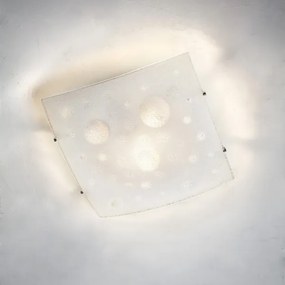 Redo 05-904 - Plafoniera ISIDE 1xE27/42W/230V 30x30 cm trasparente