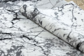 Tappeto moderno COZY 8871 Marble, Marmo - Structural due livelli di pile grigio