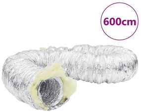 Condotto Di Ventilazione Isolato İn Alluminio 6m Ø10cm /