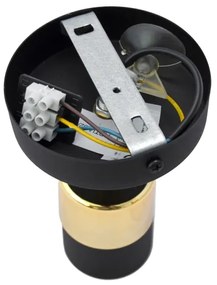 LED Luce Spot da parete a LED TUBSSON 1xGU10/4,8W/230V nero/oro