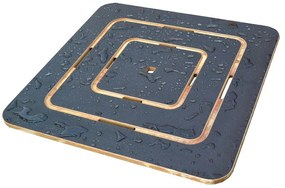 Pedana doccia in legno marino 60 x 60 antiscivolo Supergrip ideale per piatto doccia 80 x 80
