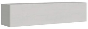 Pensile TV Ribalta con foro passacavi Isoka 173 cm Bianco Frassino