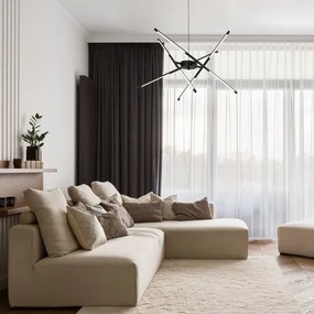 Rabalux 72338 - Lampadario LED a sospensione con filo HENLI2 LED/40W/230V 3000K nero