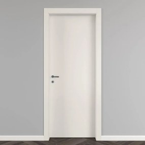 Porta interna a battente Strauss in MDF colore bianco, L 70 x H 200 cm, apertura reversibile
