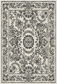 Tappeto lavabile antracite a pelo corto Delphina