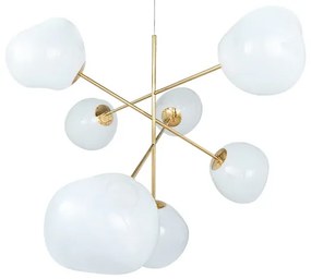 Melt Lampadario Large Opal/Gold - Tom Dixon