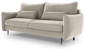 Divano letto beige con contenitore Vermont - Cosmopolitan Design