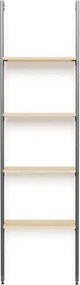 Kit cabina armadio Project Kit Scaffale 4 ripiani Industriale in alluminio 60 x 220 x 33 cm marrone/antracite