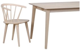 Tavolo da pranzo in rovere laccato opaco , 180 x 90 cm Filippa - Rowico