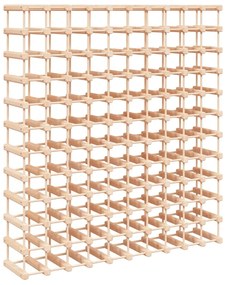 Portabottiglie vino 120bottiglie 112,5x23x123,5cm massello pino