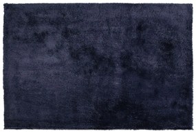 Tappeto shaggy blu scuro 160 x 230 cm EVREN Beliani