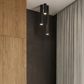 Sollux SL.1002 - Faretto LAGOS 1xGU10/10W/230V 40 cm nero