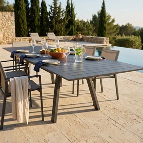 SPLENDOR - tavolo da giardino allungabile in alluminio