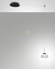 Arabella sospensione bianca 1 luce a led 3000k - 8w - 750 lm, spost...