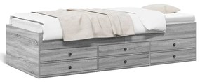 Divano Letto Con Cassetti Senza Materasso 90x190 Cm /