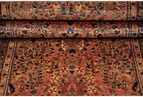 Antik Floreale Rosso Mattone Blu Scuro 78x183 Cm