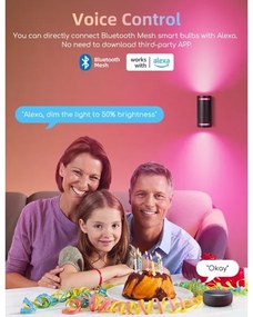 Set di 2 lampadine LED RGBW dimmerabili GU10 6,5W/230V 2700-6500K Wi-Fi - Aigostar