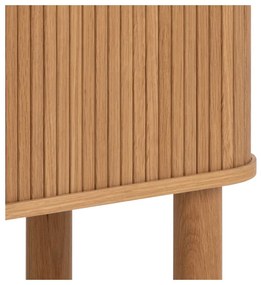 Armadio in rovere con ante scorrevoli in colore naturale 80x145 cm Langley - Actona