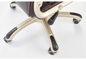 Sedia da ufficio PINU marrone scuro