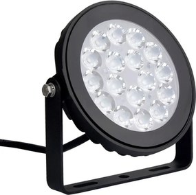 Faro LED 9W RGB+CCT IP66 da Telecomando con Picchetto e Staffa Colore RGB+CCT