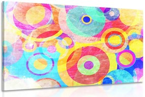 Stampa su tela – Cerchi pieni di colori